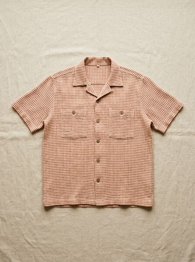 River Bleached Gamcha Shirt