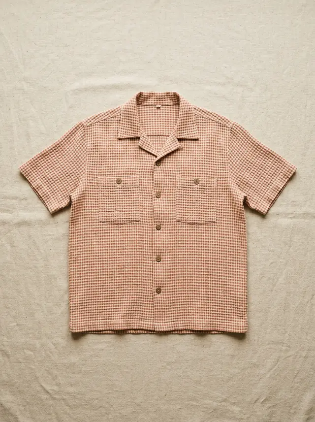 River Bleached Gamcha Shirt