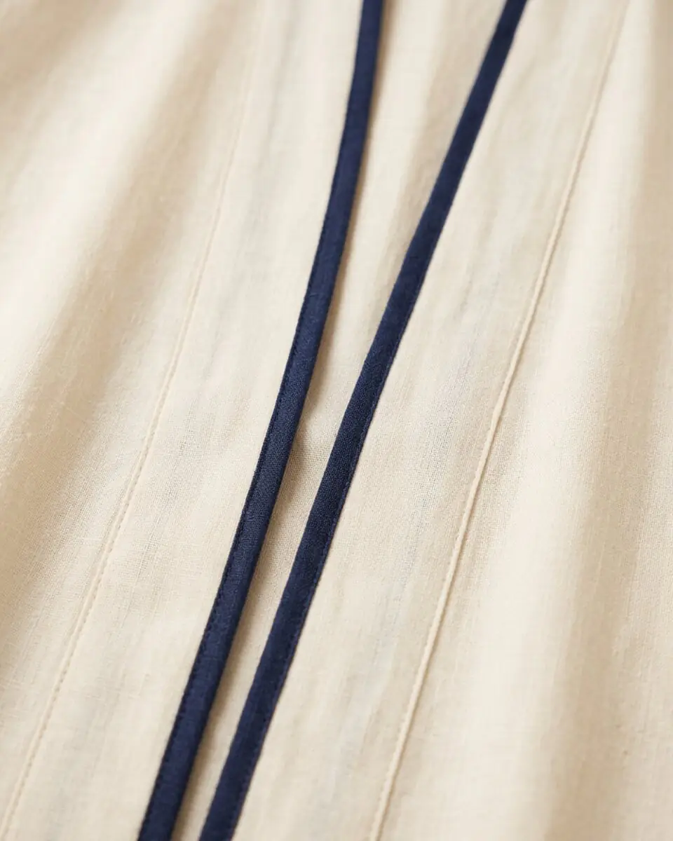 Shitalakshya Kimono Shirt, buttons and placket close-up